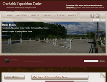 Tablet Screenshot of creeksideec.com